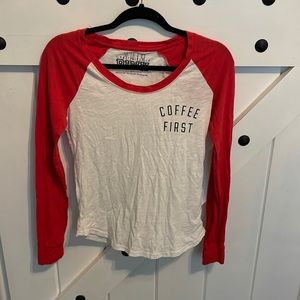 PINK brand Coffee First tee size Small